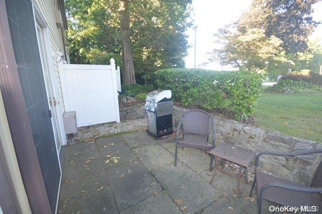 view of patio with grilling area