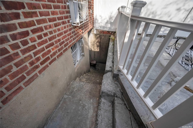 view of staircase