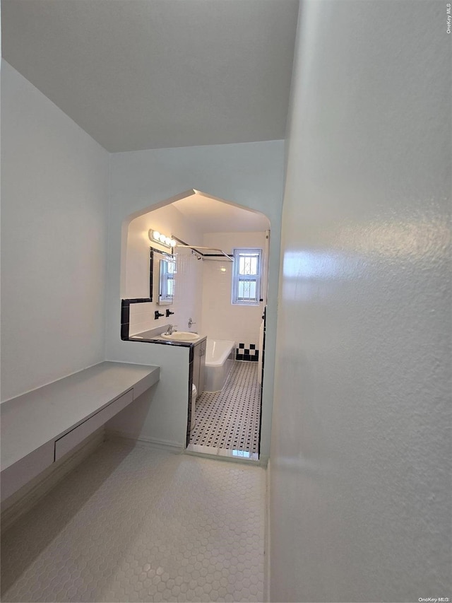 65-41 Booth St Unit 6K, Rego Park, NY 11374 - hallway with tile patterned flooring