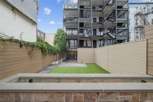 exterior space with a patio