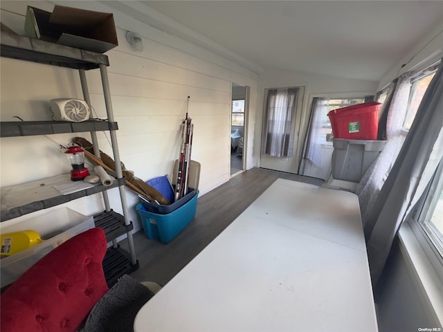 56 Woodcliff Trl, Baiting Hollow, NY 11933 - sunroom / solarium featuring lofted ceiling