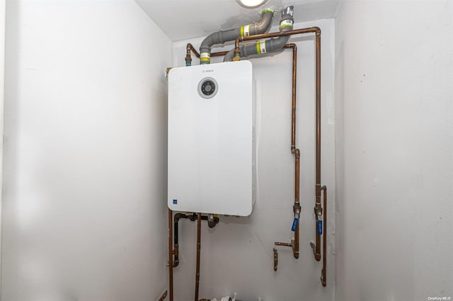 utilities with tankless water heater