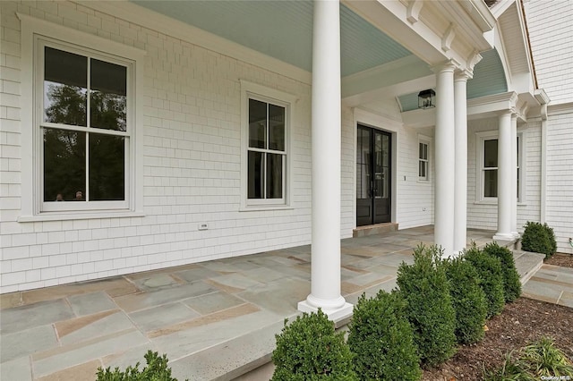 view of patio / terrace with covered porch