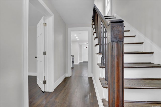 interior space featuring hardwood / wood-style flooring