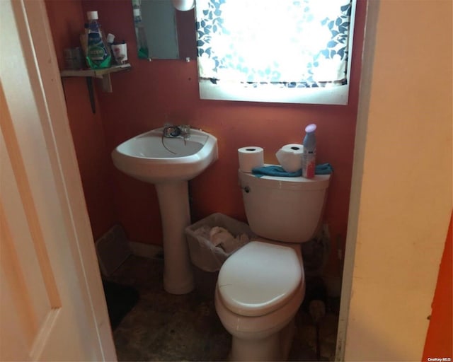 bathroom with toilet