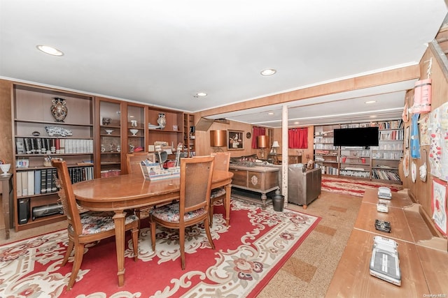 view of dining room