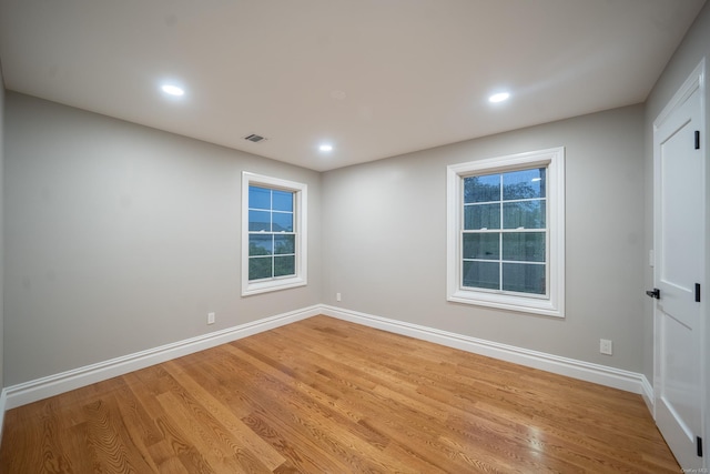 12 Hoover Ln, Bethpage, NY 11714 - unfurnished room featuring light wood-style floors, recessed lighting, and healthy amount of natural light