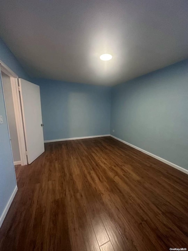 interior space featuring dark hardwood / wood-style floors