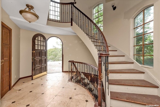 view of foyer entrance