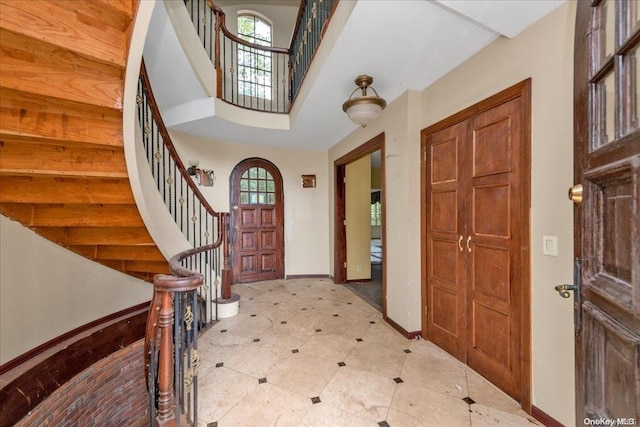 view of entrance foyer