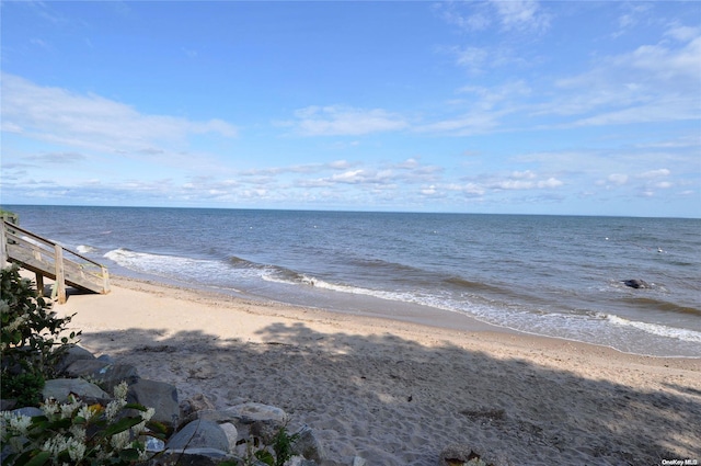 water view with a beach view