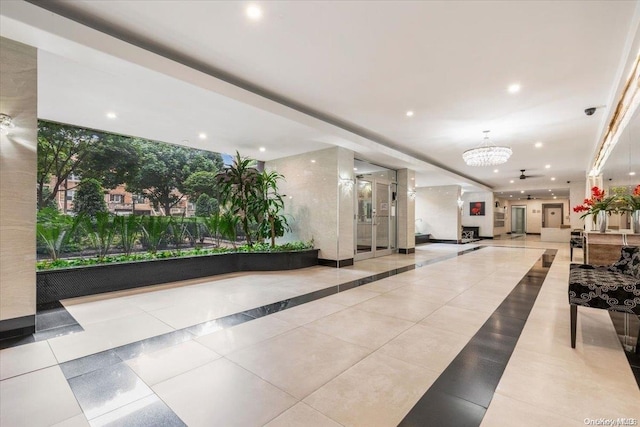 64-11 99th St Unit 304, Rego Park, NY 11374 - building lobby with recessed lighting