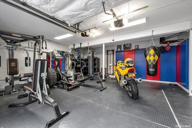 view of exercise room