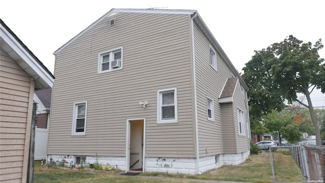 view of rear view of property