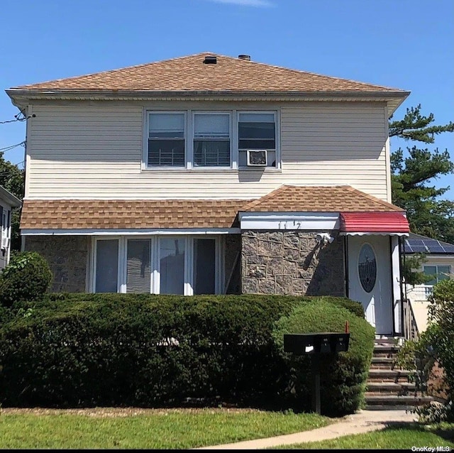 view of rear view of property