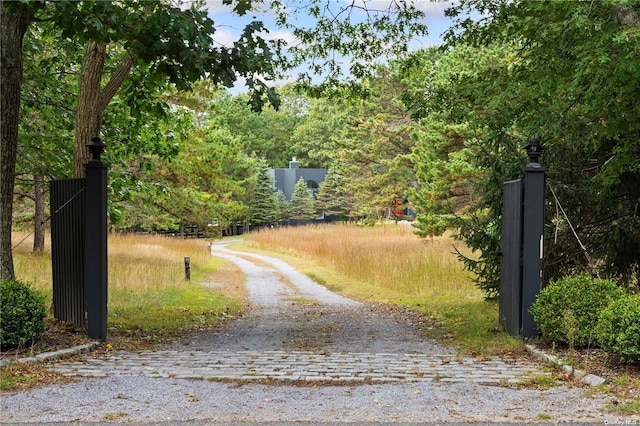 view of road