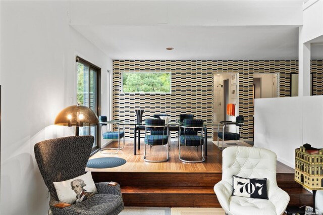 707 Pleasure Dr, Flanders, NY 11901 - living room with wood finished floors