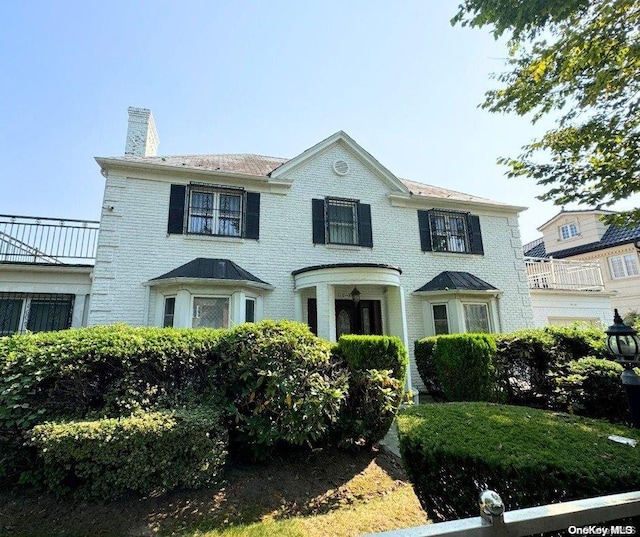 view of colonial house