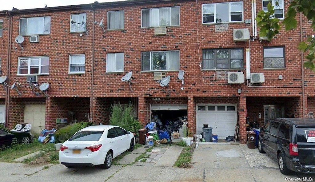 view of building exterior with a garage