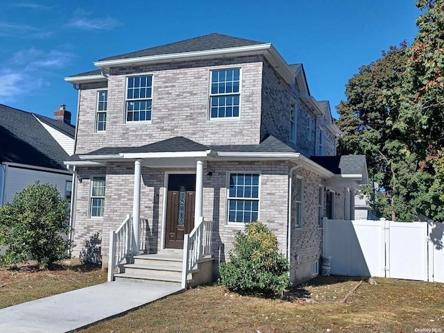 view of front of home