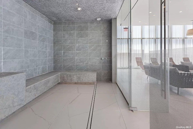 131-05 40th Rd Unit 10J, Flushing, NY 11354 - common area featuring tile walls