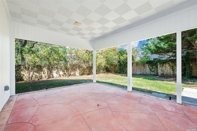 410 Church Ave, Woodmere, NY 11598 - fenced backyard with a patio