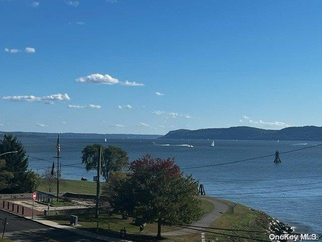 property view of water with a mountain view