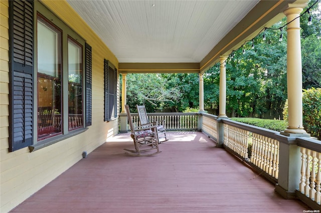 75 Oak Neck Ln, West Islip, NY 11795 - view of wooden porch