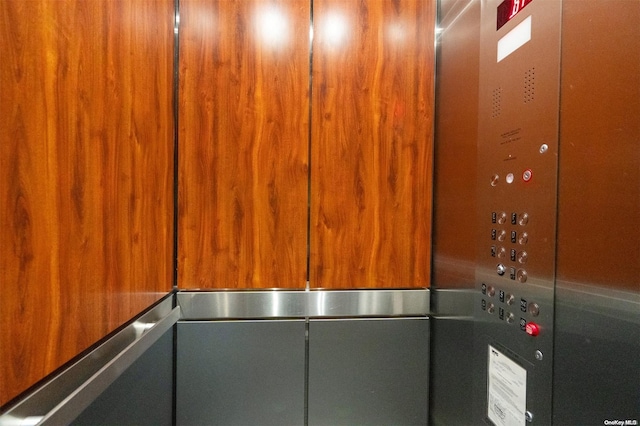 details featuring elevator