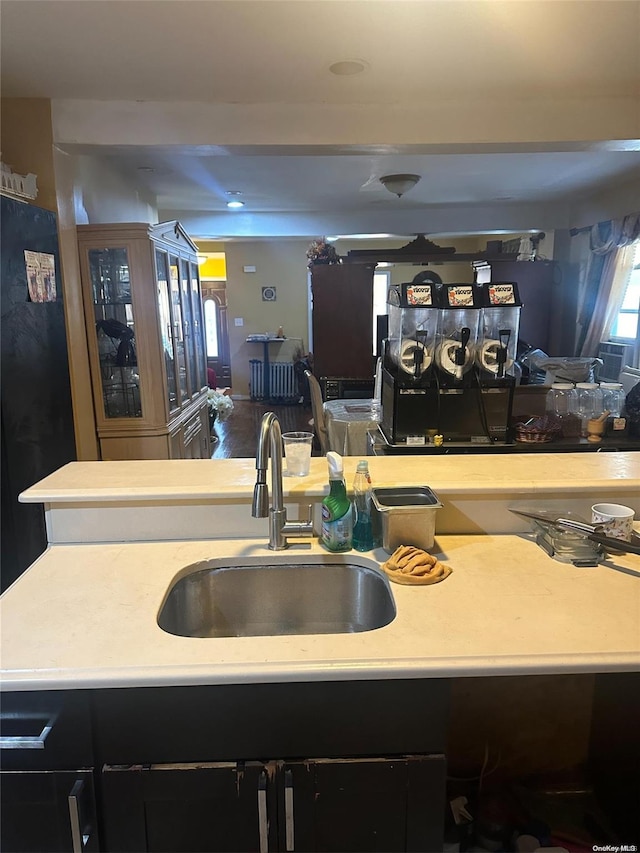 kitchen featuring sink