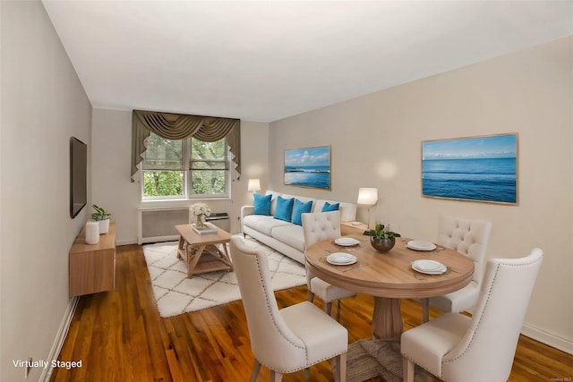 dining room featuring hardwood / wood-style floors