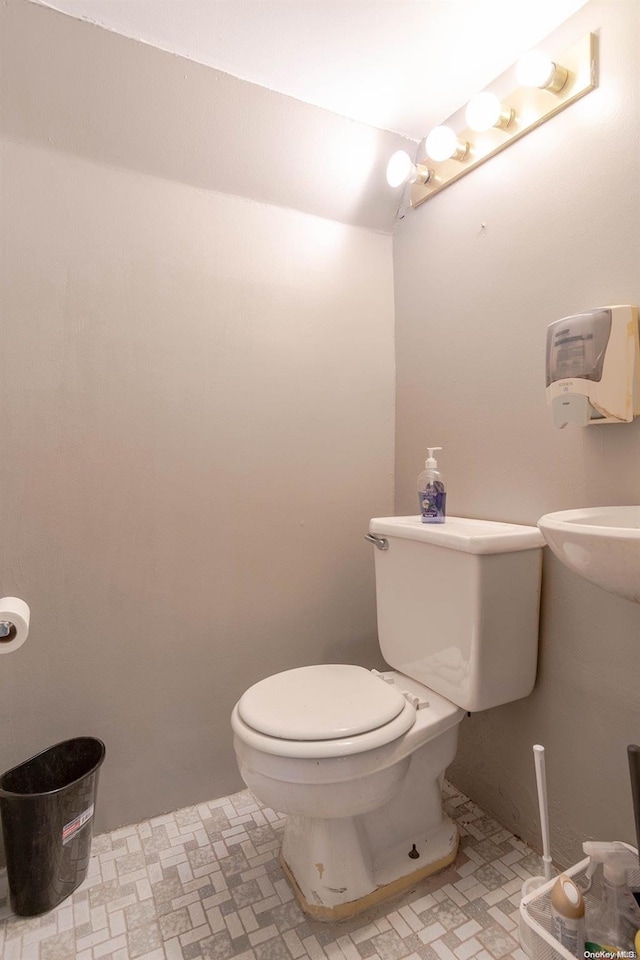 bathroom with toilet