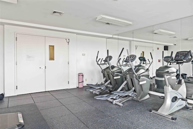 view of workout area