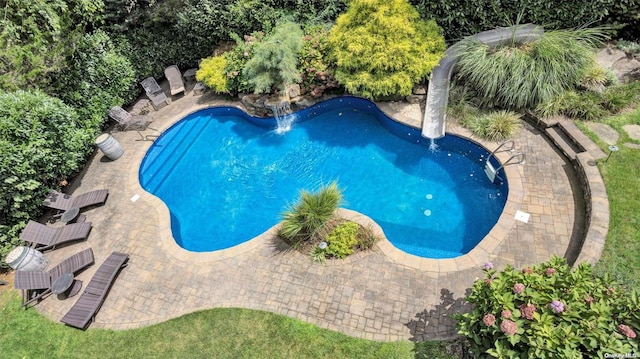 25 Oceanview Dr, Southampton, NY 11968 - outdoor pool featuring a patio area