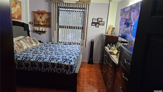 view of tiled bedroom