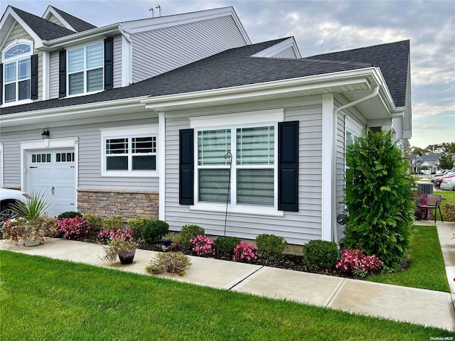 view of home's exterior featuring a garage