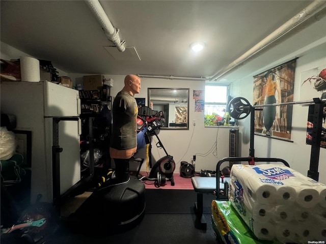 view of exercise room