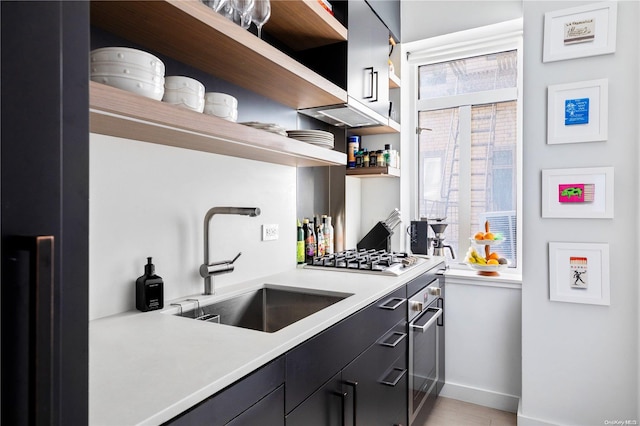 kitchen featuring sink and stainless steel appliances