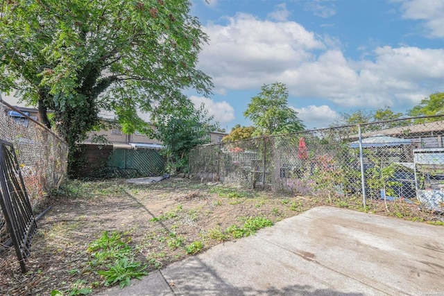 view of yard featuring a patio