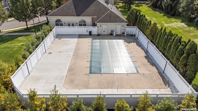 35 Steven Cir Unit 35, Dix Hills, NY 11746 - view of pool featuring a fenced backyard