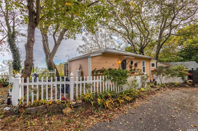 view of side of home