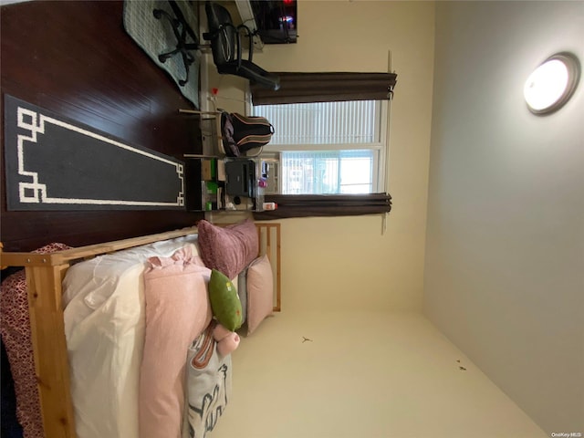 bedroom with carpet flooring