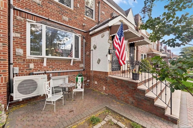 view of patio / terrace with ac unit