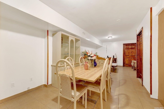 view of dining area