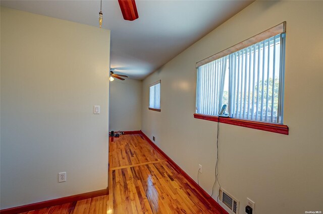 interior space featuring a wealth of natural light and wood-type flooring