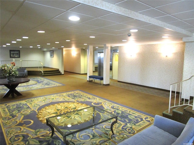 view of community lobby