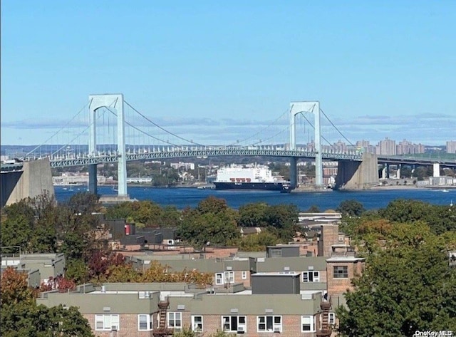 exterior space featuring a water view