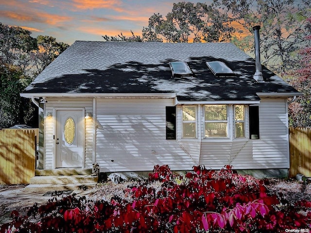 view of front of house