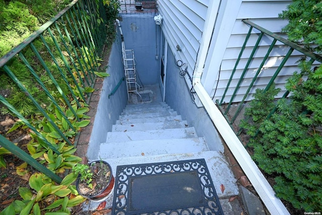 view of stairs