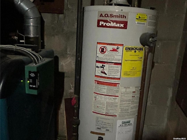 utilities featuring water heater